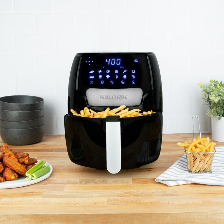 Kalorik 4.5 Quart Digital Air Fryer Black Walmart