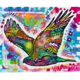 thumbnail image 2 of Dean Russo Collection 31x26 Gold Ornate Wood Framed with Double Matting Museum Art Print Titled - Hawk, 2 of 4