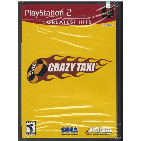 Crazy Taxi (Greatest Hits) PS2 (Brand New Factory Sealed US Version) Playstation