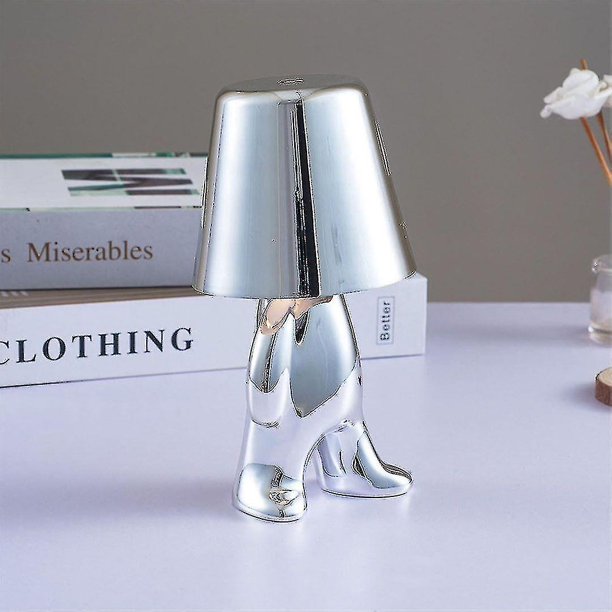 Lámpara de mesa táctil para mesita de noche, lámpara de escritorio inalámbrica, recargable, portátil, con carga USB