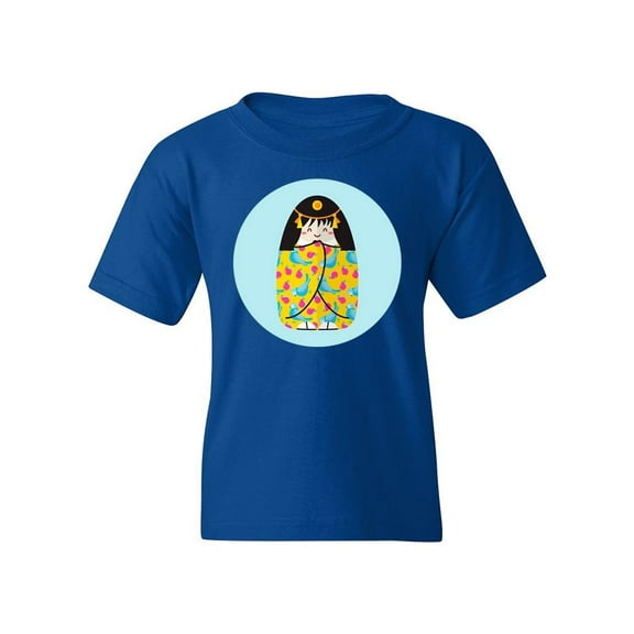 Bird Kokeshi Doll T-Shirt Juniors -Image by Shutterstock,  x-Small