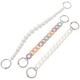 thumbnail image 3 of Miangastore Diy Shoe Chains Shoe Decoration Chain Assorted Color 3Pcs 9.4x1.2In, 3 of 8