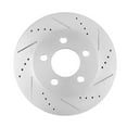 thumbnail image 4 of CCIYU Rotors Drilled Slotted Brake Rotor Disc fit for 2003-2007 for Jeep Liberty, 4 of 5