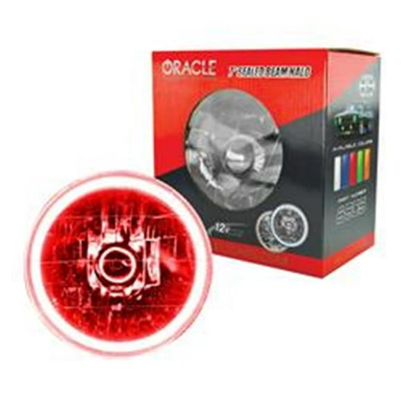 Oracle Lighting ORL6905-003 7 in. Red Universal Sealed Beam Head Light for 2009 Buell Blast