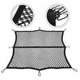 thumbnail image 6 of SPRING Pickup Truck Bed Cargo Net, 4'X4' Stretches With 8 Larger Metal Carabiners, 6 of 8