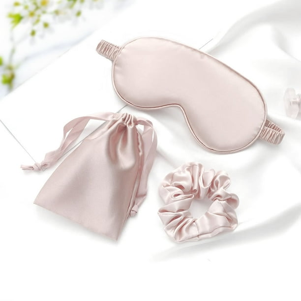 UltraSoft Silk Satin Beauty Eye Sleep Mask with Matching Pouch and