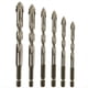 thumbnail image 1 of Juego de 6 Brocas de de Cuatro Flautas para Vidrio, Baldosas, Hormigón y Metal, Brocas de Alto Rendimiento de 4-12 mm., 1 of 5