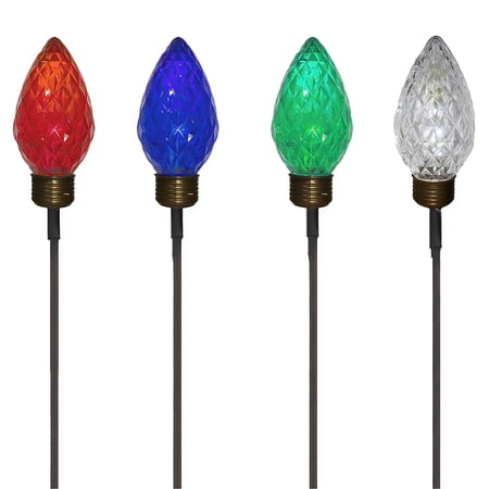 Symphony Of Lights Color Changing Holiday Pathway Lights, Set of 4