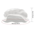 thumbnail image 3 of NinXxx Flat Cap Beret Soft Hat Adjustable Inner Band Style Headwear For Daily Leisure Ensemble White, 3 of 5