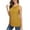Yellow womens tank tops 15, variant on Summer Saving Usmisi Tank Tops Solid Round Neck Sleeveless T Shirts for Women Summer Basic Smocked Lightweight Vest Blouse Gray L Up to 65% off