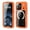 Orange, variant on Kryonix for iPhone 17 Pro Max Case,Waterproof & Snow-Proof Built-in Screen & Camera Protector with Magnetic IP68 Underwater Full Body 17FT Military Dropproof Shockproof Phone Case,Black/Blue/Orange