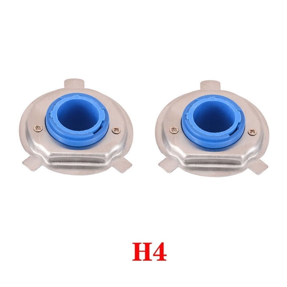 KERISTE 2PCS H1 H4 Car LED Headlight Lamp Bulb Base Adapter Sockets Retainer Holder H4