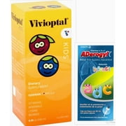 Vivioptal Kids - Suplemento lquido multivitamnico y multimineral, bayas, 8.45 onzas lquidas + Aderogyl C Infantil Vitaminas para Nios en Solucin, 1.0 fl oz/Vivioptal Kids + ADEROGYL KIDS 1fl oz