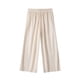 thumbnail image 1 of Odeerbi 2-11 Años Niñas Pantalón Largo de Seda de Verano Color Sólido Con Cintura Elástica, 1 of 3