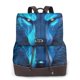 thumbnail image 1 of Fotbe Futuristic Blue Light Wolf Mochila Bolso con Estampado para Mujer, Mochila Antirrobo de Nylon Impermeable, Bolsa Ligera de Hombro, 1 of 4