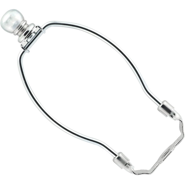 1 paquete de soporte de arpa para pantalla de lámpara de 8/9/10 pulgadas, accesorios de iluminación Diy, soporte de pantalla de marco de bocina para lámpara de mesa/piso (plata) Namotu CZJJ-HY65-1