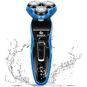 Embrancesun 4 in 1 Electric Shavers for Men Rechargeable Electric Razor Shaver with Beard Trim Nose Hair Trimmer Beard Wet Dry Dual Use Water Proof
