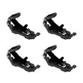 thumbnail image 1 of 4 Sets Roof Rack Shovel Mount Heavy Duty Multipurpose with Metal Rubber Clamp for Car, Boat Accessories, Zinc Alloy, Canoe Rack, 1 of 7