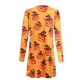 thumbnail image 4 of Honganda Women Halloween Printed Pattern Cardigan, Long Sleeve Loose Coat, 4 of 7
