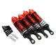 thumbnail image 3 of 4x Amortiguador de resortes de amortiguador delantero y trasero rojo para 1/10 Slash 4WD Sunnimix Amortiguador de choque RC Crawler, 3 of 5