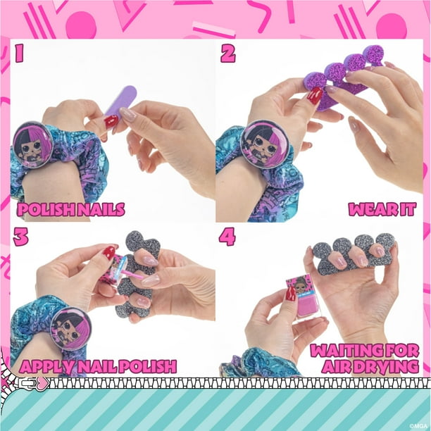 Surprise! Train Case Pretend Play Cosmetic Nail Lip and - Main Image