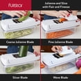 thumbnail image 4 of Picadora de verduras y mandolina Fullstar con 9 cuchillas, 4 of 9