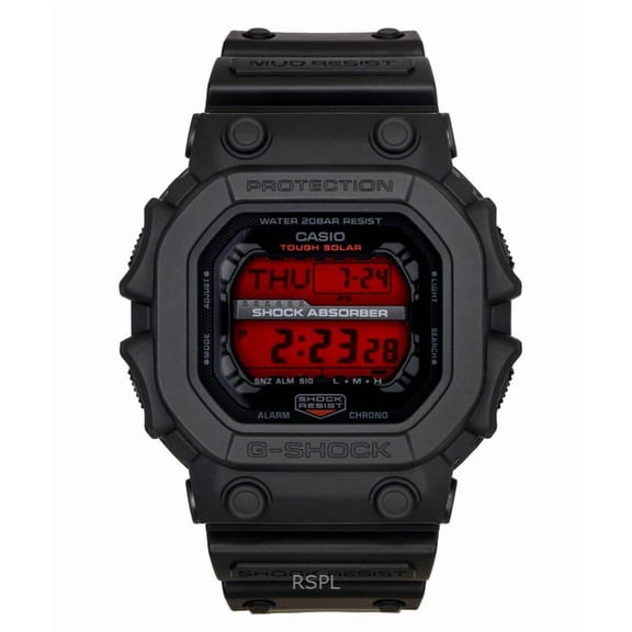 Casio G-Shock Digital Resin Strap Solar GX-56BBR-1 200M Men's Watch
