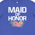 thumbnail image 4 of Inktastic Maid of Honor with Flower Illustration Youth T-Shirt, 4 of 5