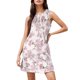 thumbnail image 1 of WILLBEST Faldas Para Mujer Vestido De Verano Informal Con Estampado Para Playa, Elegante, Flotante, De Longitud Media, Con Cuello Redondo Y Sin Mangas, 1 of 3