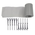 thumbnail image 3 of Mosiee 6.1M Mesh Aluminum Gutter Guard Covers Anti-Falling Net Screen Protection For Diy Cutting Leaf Rain Garden Eaves Net Shield, 3 of 9