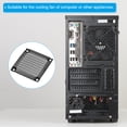 thumbnail image 6 of Uxcell 60mm Fan Filter Grills with Screws Aluminum Frame Stainless Steel Mesh Black 2 Pack, 6 of 6