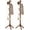 Brown, variant on Adjustable Height Wooden Coat Rack, New Zealand Pine Freestanding Garment Rack with 8 Hooks, Stable Tripod Base, Tool-Free Assembly Clothes Stand for Entryway, Bedroom and Office, 3 Adjustable Height