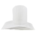 thumbnail image 1 of Lot de 20 Pcs Bonnets de Chef Jetables pour Servir des Aliments Blancs Slips Nets Ronds 9 Pouces, 1 of 8