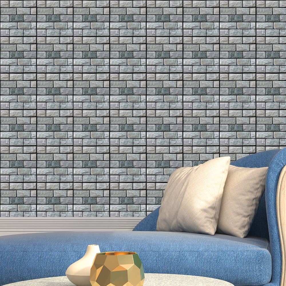 Vintage Self Adhesive Wallpaper Brick Removable 1pc 30*30cm Modern Home