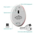 thumbnail image 5 of PloutoRich Wireless Vertical Mouse, 2.4GHz Optical Wireless Mouse, Ergonomic Silent Computer Mouse with 3 Adjustable DPI for Laptop PC Computer Desktop, Pink, 5 of 10