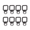 thumbnail image 1 of 8Pcs RV Tie Down Ring Car Square Shape Heavy Load D Ring Trailer Anchors Metal Pull Hook Lashing Ring S 8PCS, 1 of 1