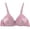 Brown, variant on Herrnalise Women's Lace Edge Vertical Stripe Back Bra Padded Bra Wireless Lingerie For women