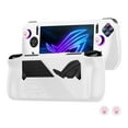 thumbnail image 1 of Funda Silicona para Consola Juegos ROG ALLY X Con Tapas Agarre El Pulgar () Blanca, 1 of 3