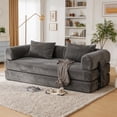 thumbnail image 4 of 78 Inch Convertible Sleeper Sofa Bed, Futon Boneless Couch Lounge Loveseat with Pull Out Bed, No Assembly Required, 4 of 36