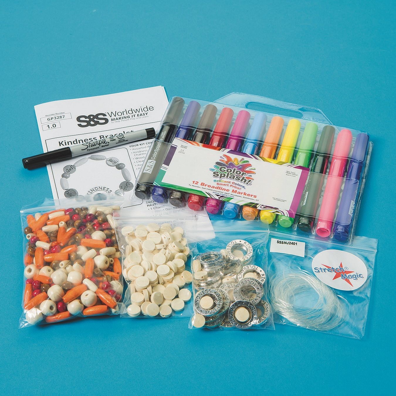 Kindness Bracelet Craft Kit (Pack of 24)