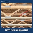 thumbnail image 3 of Lefu 50-Pack Galvanized Nail Boards - Protect Wood Surfaces with Steel Safety Plates, 3 of 9