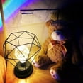 thumbnail image 6 of LINLIN Bedroom Decor Bedside Lamp, Bulb Table Lamp Metal Diamond Night Light for Weddings,Parties,Patio, Events for Indoors Outdoors,Battery Powered, 6 of 9