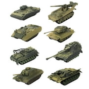 8pcs 4D Modern Troops Vehicle Model 1:72 Collectible Model Hobby