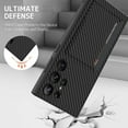 thumbnail image 5 of Compatible Samsung Galaxy S24 Ultra Case Wallet with Card Holder,Carbon Fiber Leather Case for Samsung Galaxy S24 Ultra Phone Case with Kickstand Slim Case Samsung S24 Ultra Case with Stand Men, 5 of 14