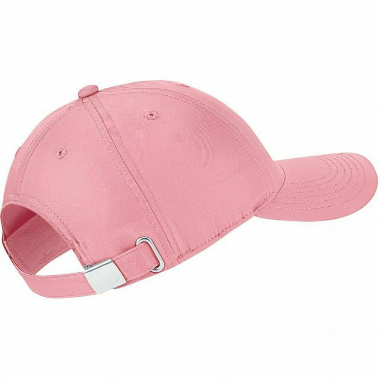 Youth Nike Pink Metal Swoosh Adjustable Hat