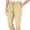 Khaki, variant on Dweltoz Capri Pants for Women Joggers Stretch Lightweight Women’s Casual Pant Capri with Drawstring,Wine 2XL