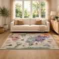thumbnail image 2 of Gelasgo World Map Animal Velvet Area Rug, Educational Geography Decorative Carpet, Soft Indoor Floor Mat for Kids Room Nursery Classroom Playroom Home Decor, 2 of 5