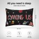 thumbnail image 4 of Entre nosotros funda de almohada linda funda de cojín dibujos animados conjuntos de cojines traseros ropa de cama suave decoración del hogar regalos de boda 20x30 pulgadas, 4 of 5