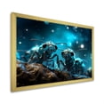 thumbnail image 5 of Designart "Silver Ants In Lunar Labor" Animals Ant Picture Framed Wall Art Prints, 5 of 5