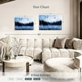 thumbnail image 4 of Elephant Stock Abstract Navy Blue Wall Art - Horizontal Canvas Wall Art - Living Room Wall Decor - Abstract Canvas - Black And Purple Decor - 36" x 24", 4 of 8